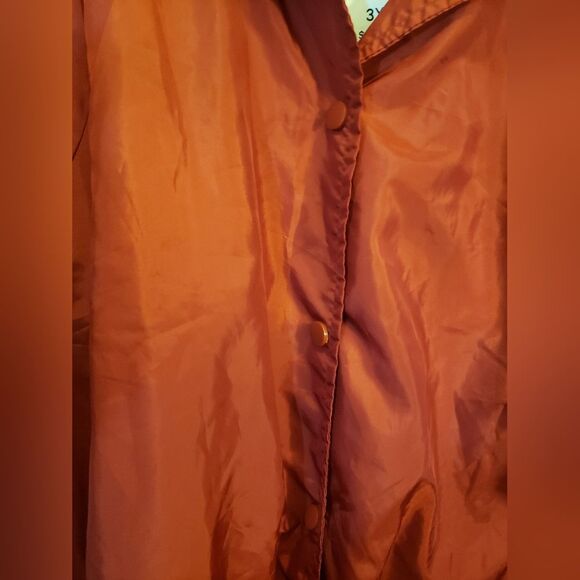 Forever 21 Plus 3X Red Cropped Windbreaker Jacket Racing Stripe Moto Y2K Street - Picture 6 of 8